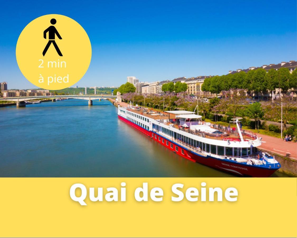 4 People+Free Street Parking+Cosy Centre Ville Apartment Rouen Exterior photo